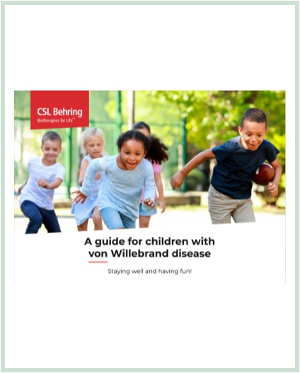 Image of document - 'A guide for children with von Willebrand disease'